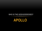 Apollo the God of the Sun