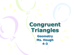 Congruent Triangles