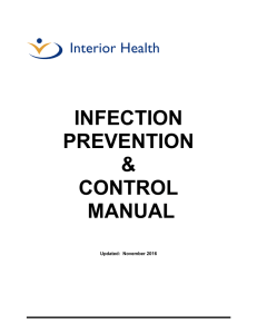 Entire Infection Control Manual