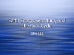 Earth Energy and Structure