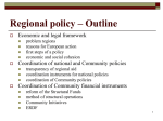 Regional policy – Outline