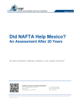 Did NAFTA Help Mexico?: An Assessment After 20 Years