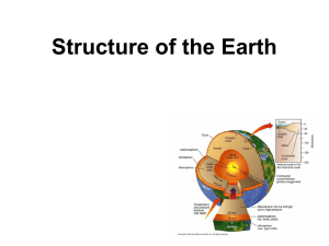 LECTURE W1-L2 - Earth Structure