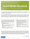 Social Media Research