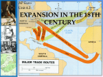 expansion in the 18th century - AP EURO