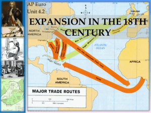 expansion in the 18th century - AP EURO