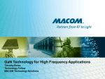 GaN Technology for High Frequency Applications