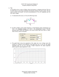 How to make Frequency plots with Pspice