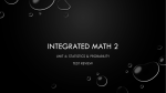 Integrated math 2 - River Mill Academy