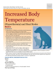 Increased Body Temperature