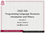 Notes for Ch.1 - cse.sc.edu - University of South Carolina