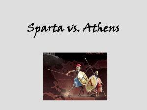 Athens/Sparta PowerPoint