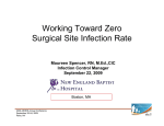 Working Toward Zero Surgical Site Infection Rate
