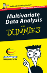 Multivariate Data Analysis For Dummies