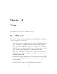 Chapter 12 Trees - Margaret M. Fleck
