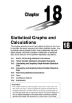 Chapter 18 Statistical Graphs and Calculations