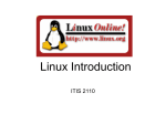 Linux Introduction - Personal Web Pages