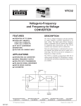 Voltage-to-Frequency and Frequency-to