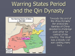 Warring States Period and the Qin Dynasty - Har
