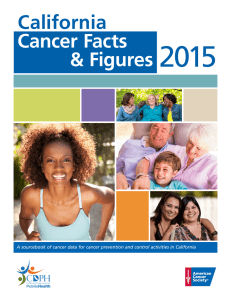 California Cancer Facts and Figures