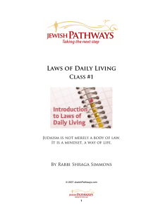 Laws of Daily Living