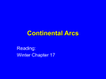 Continental Arcs