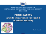 Food safety - Master HDFS