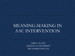 Meaning-Making in AAC Intervention.pttx