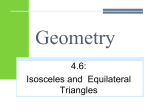 4.6 Isosceles, Equilateral, and Right Triangles
