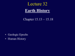 Earth History.