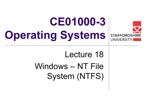 File systems in Windows