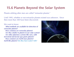 15.6 Planets Beyond the Solar System