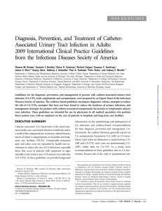 Diagnosis, Prevention, and Treatment of Catheter