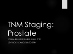TNM Staging: Prostate - Kentucky Cancer Registry