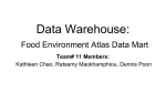 Data Warehouse: Food Environment Atlas Data Mart