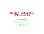 d-d and transfer bands of systems with transition metal ions