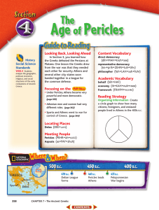 Age of Pericles - 6th Grade Social Studies