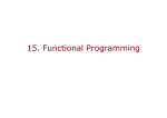 15. Functional Programming