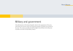 Military and government