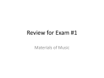 Review for Exam No.