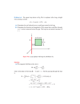 Problem 6.6 The square loop shown in Fig. P6.6 is coplanar with a