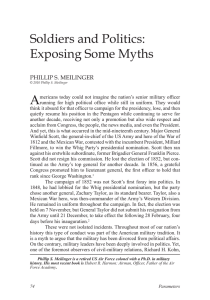 Soldiers and Politics: Exposing Some Myths