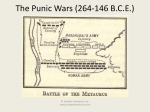The Punic Wars (264-146 BCE)