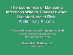 The Economics of Managing Wildlife Disease