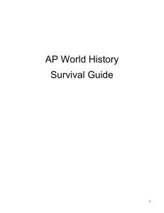 AP World History Survival Guide