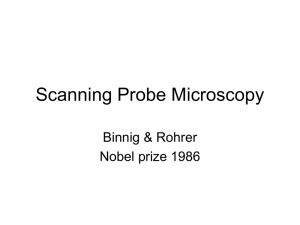 Scanning Probe Microscopy