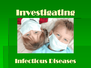 Investigating Infectious Diseases