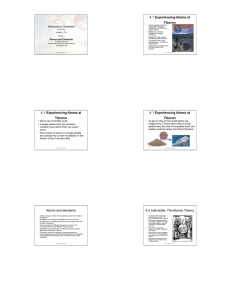 04_Lecture Atoms and Elements