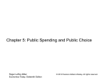 Chapter 5 Public Spending and Public Choice