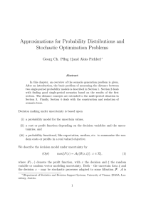 Approximations for Probability Distributions and